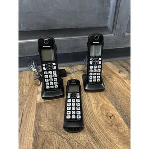 Panasonic KX-TGFA51 Cordless Phone 3 Handsets With 2 Charging Base-tested Works